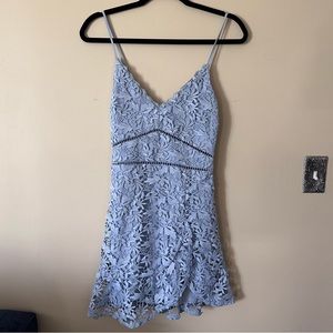 NWOT Periwinkle Floral Lace A&F Mini Dress